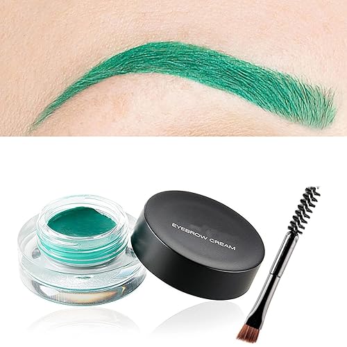 Crema de cejas de 12 colores, gel de pomada de cejas suave de larga duración, impermeable, delineador de ojos, maquillaje para cejas cosméticos con