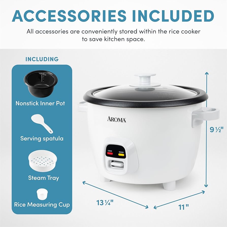 Amazon.com: AROMA® 20-Cup (Cooked) One-Touch Rice Cooker and