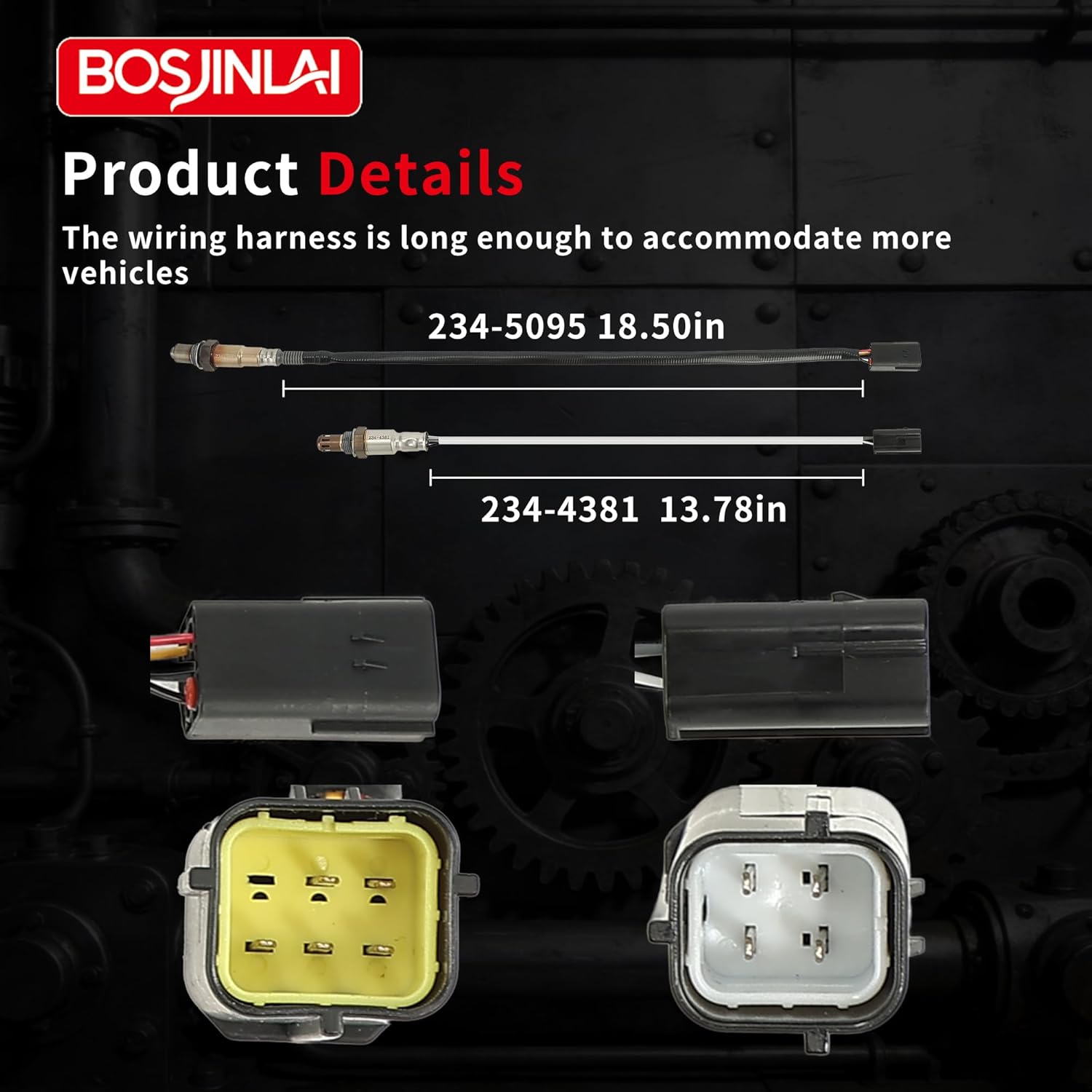 O2 Oxygen Sensor Upstream Downstream for Infiniti QX56 5.6L V8 2011-2013 QX80 5.6L V8 2014 4Pcs