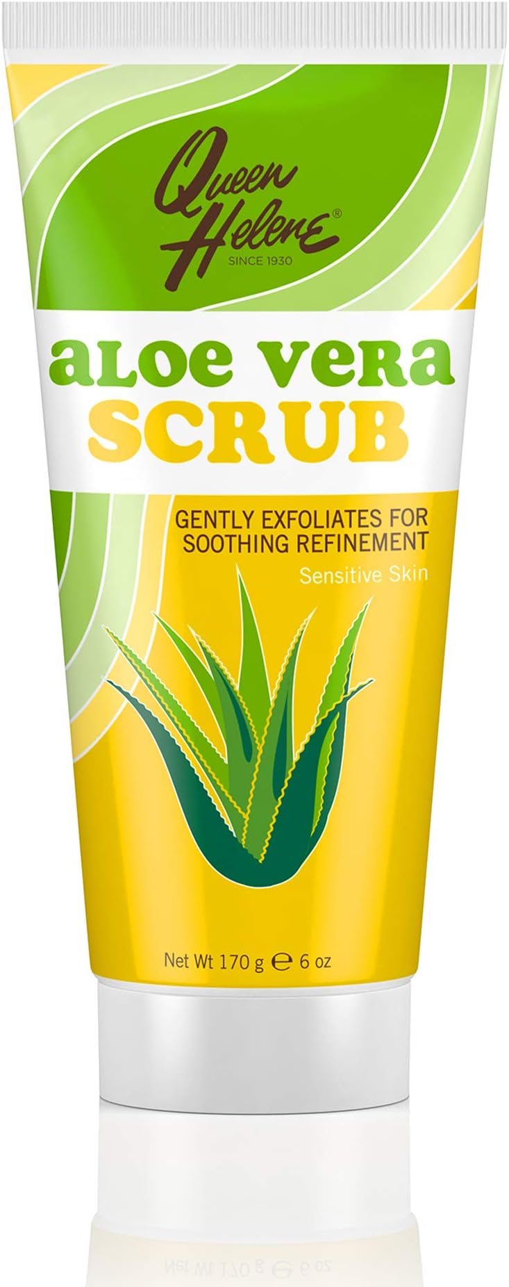 Queen Helene Facial Scrub, Aloe Vera, 6 Ounce [Packaging May Vary]