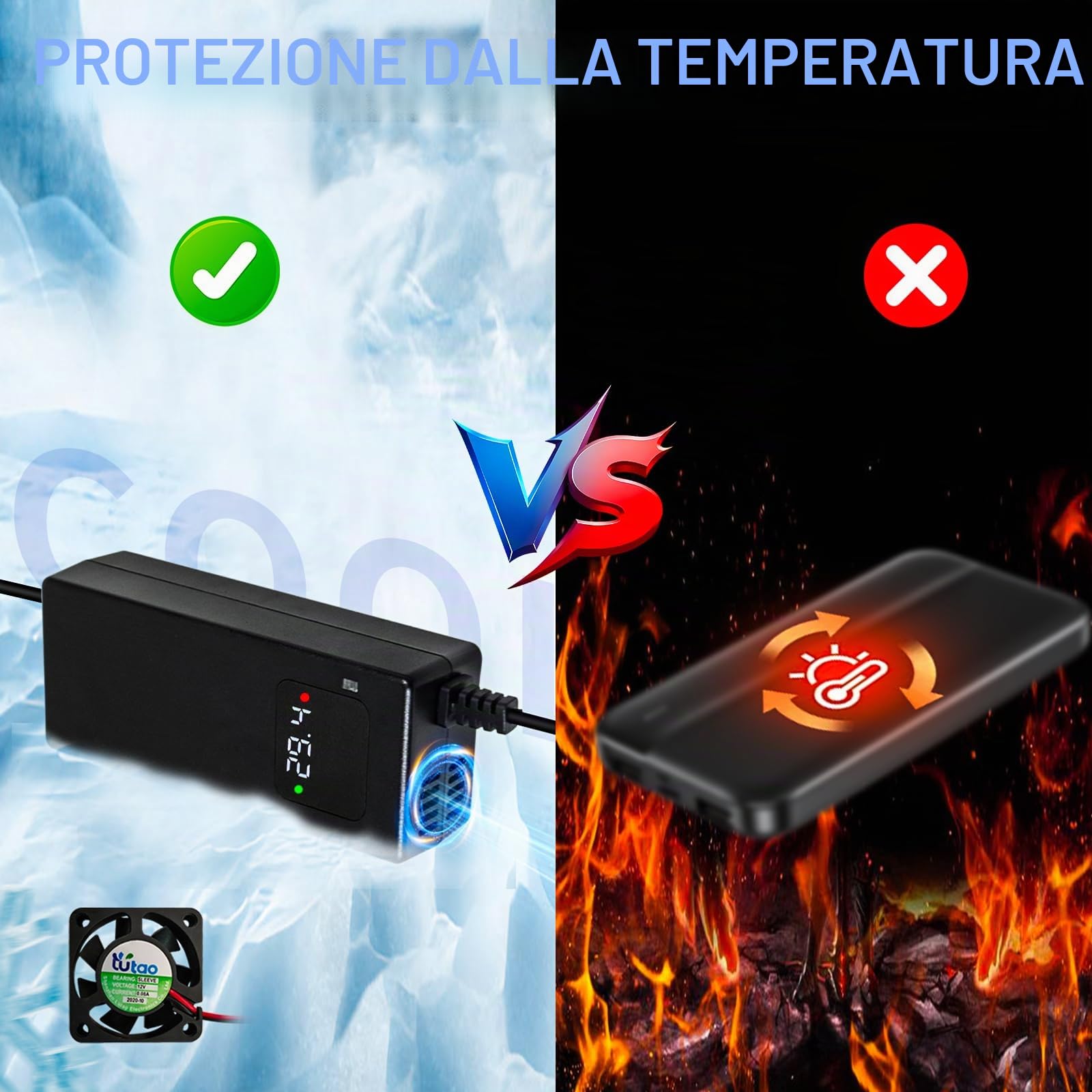 Caricabatterie Batteria agli ioni di litio 24 V, per sedia a rotelle elettrica, scooter elettrico, bici elettrica, 29,4 V, 4 A, adattatore di alimentazione Rapid Charger Fan Cooling Connettore XLR