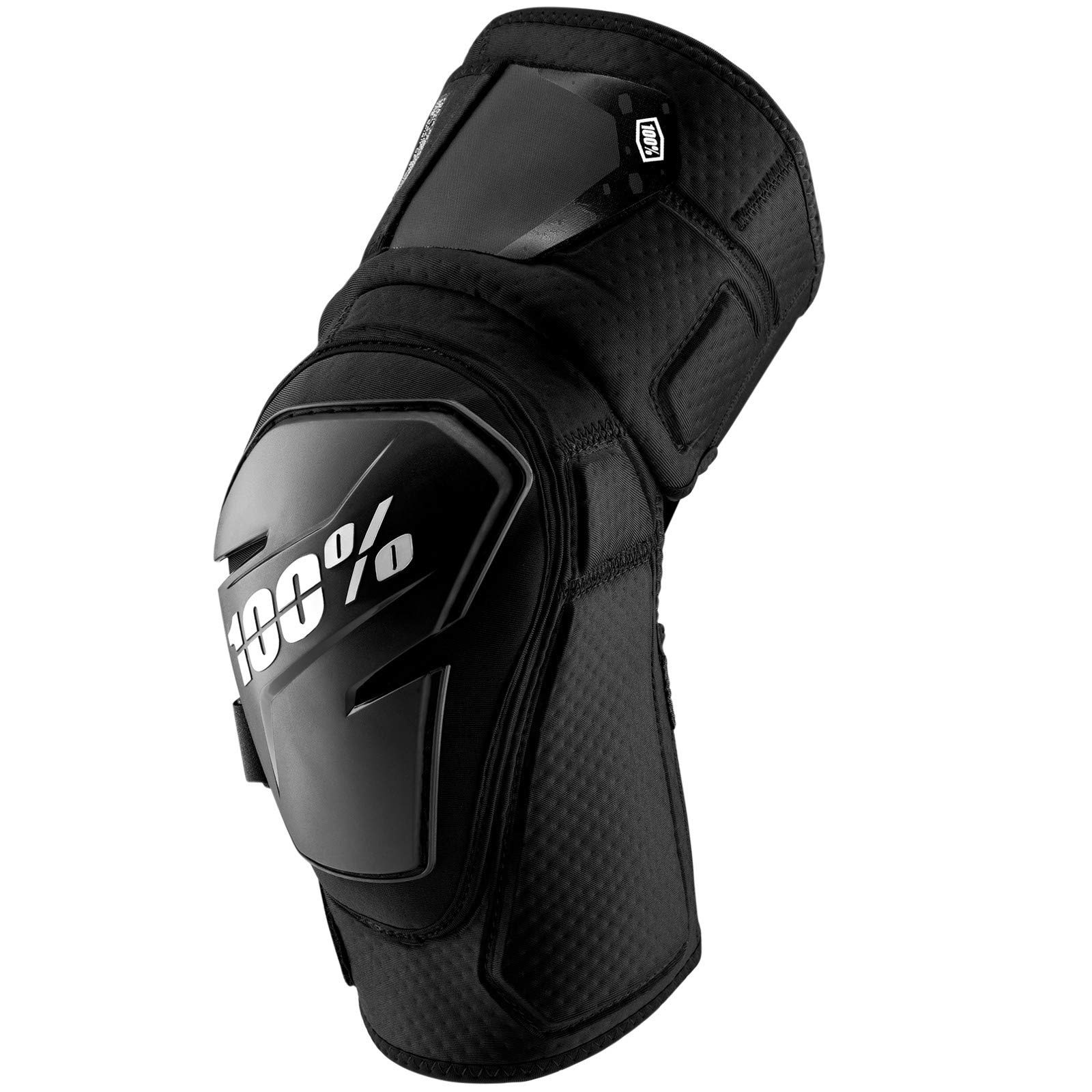 100 Percent Protector (Guard) De Rodilla MTB - Par Fortis Negro (L/XL, Negro)