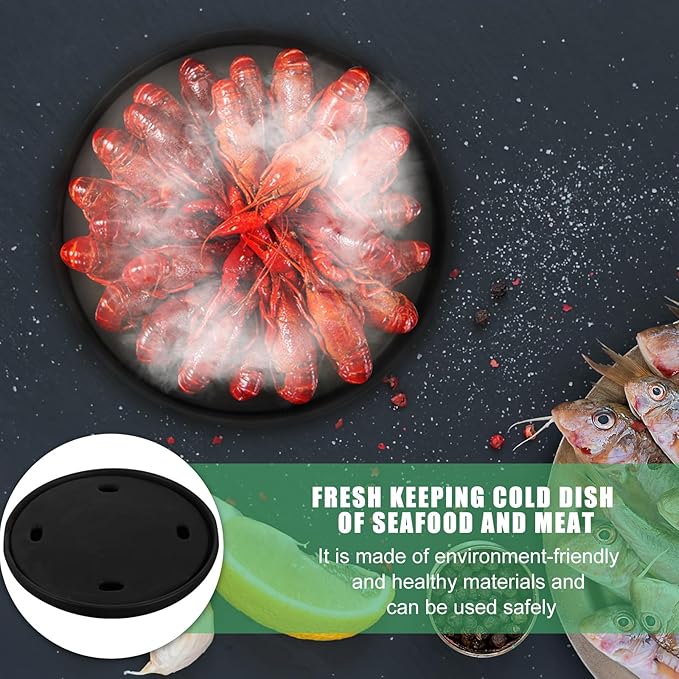 Plato Servicio Sushi 26cm Cerámico Negro miniatura 6