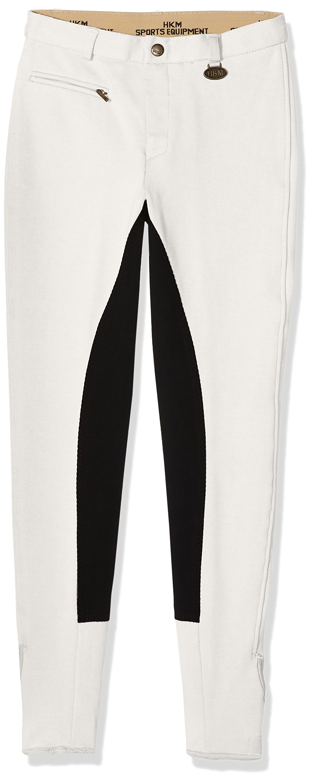 HKM Herren Reithose Stretchy 3/4 Besatz, 556809
