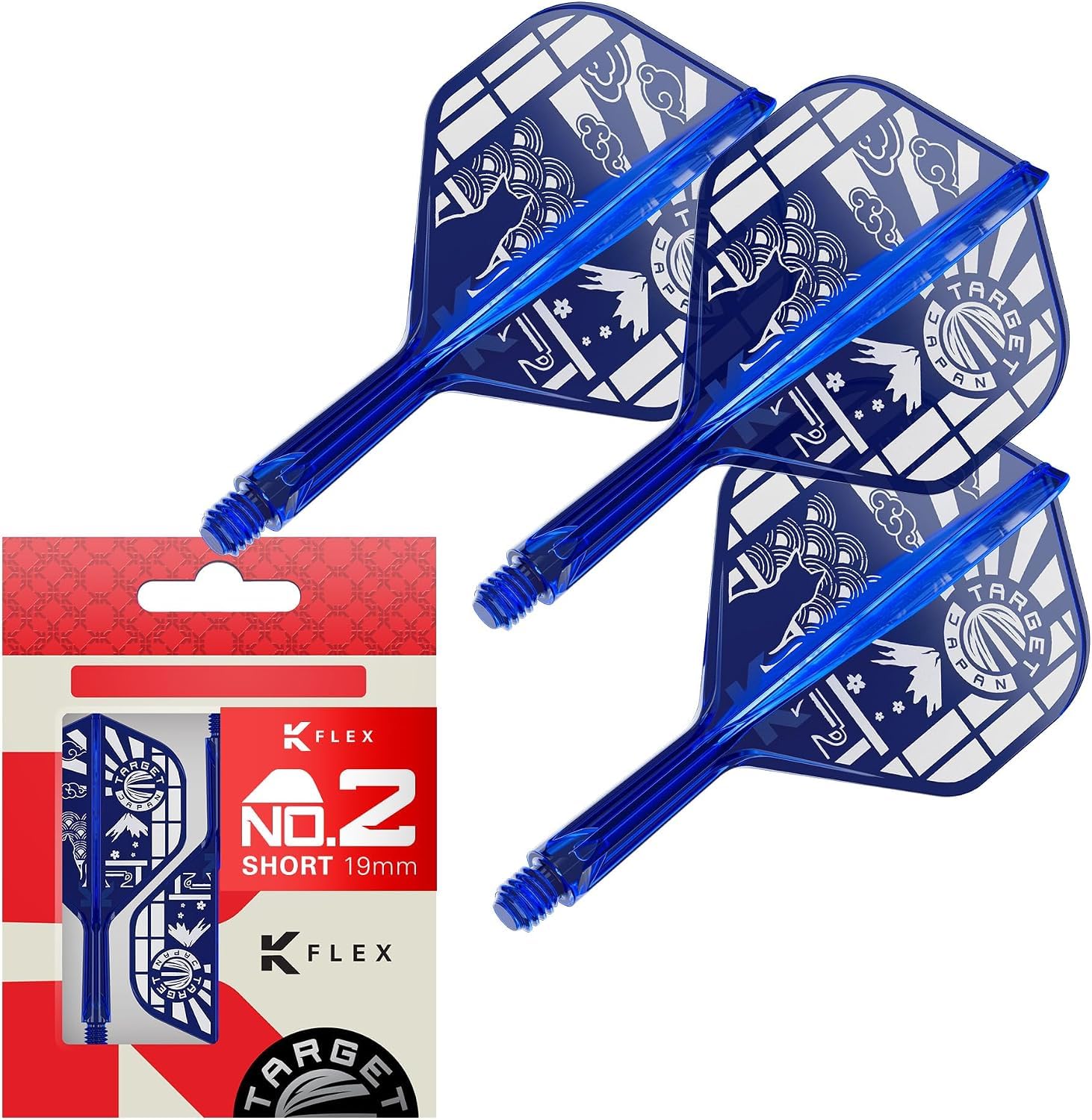 【半君】TARGET ダーツ 2セット Amazon | TARGET JAPAN(ターゲットジャパン) K-FLEX FLIGHT BLUE JPN