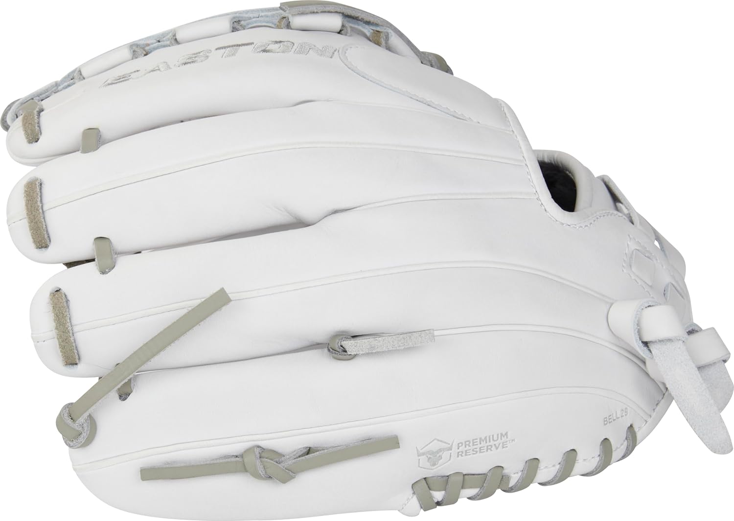 Easton | PROFESSIONAL COLLECTION Fastpitch Softball Glove | Left Hand Throw | 12" - Basket Web | White/Grey