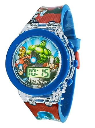 Time Up Digital Dial Disco Glow Light Cartoon Watch for Boys & Girls (Age:4-10 Years)-GLW-85-Y