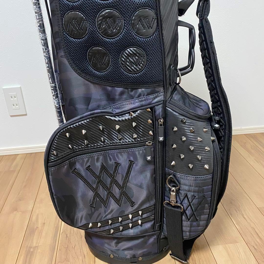 A アニューゴルフ スタンド式キャディバッグ 迷彩 スポーツ