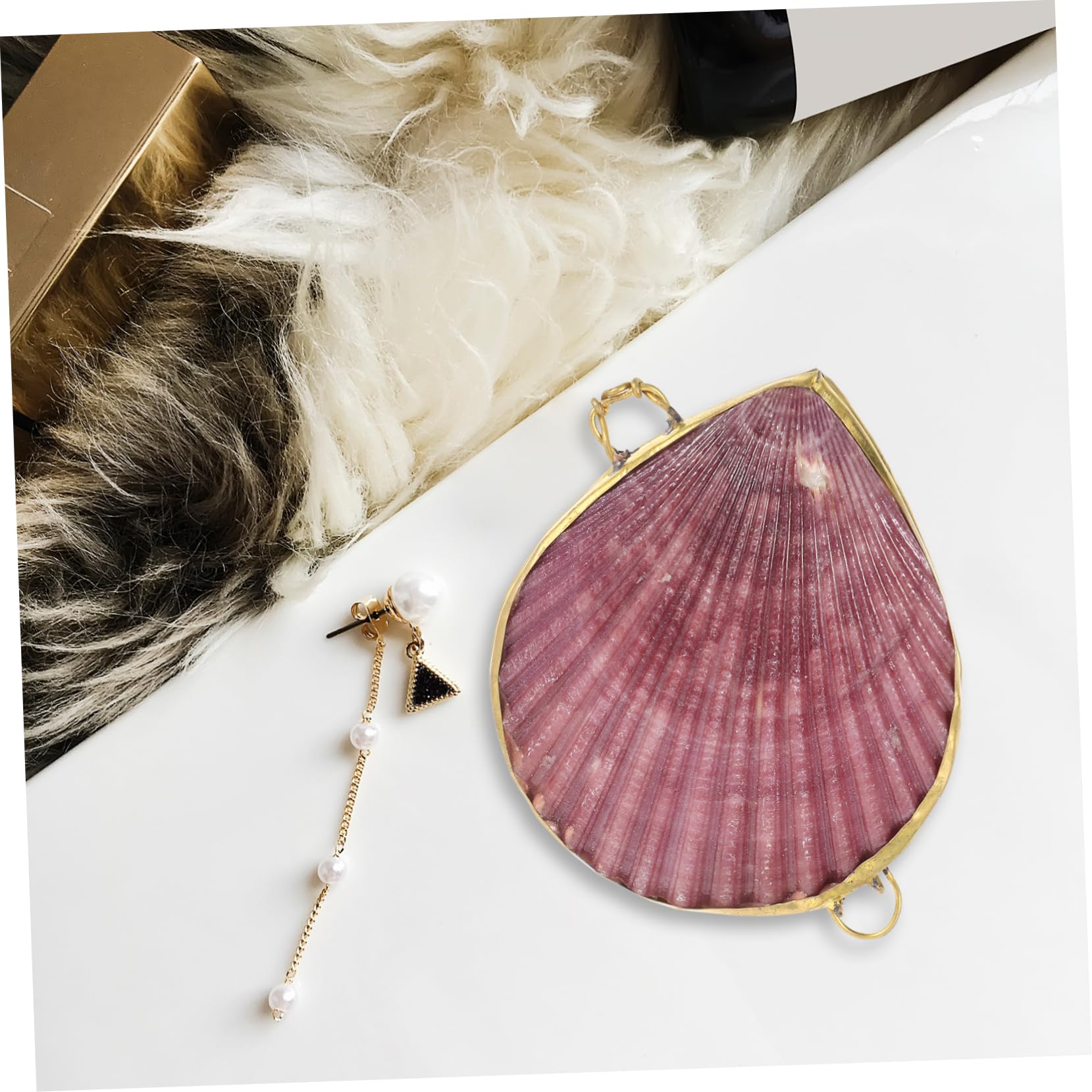 Homoyoyo Lot De 5 Boîtes De Rangement En Coquillages Petites Boîtes De Rangement Uniques Et Naturelles Ornées De Bijoux Plusieurs Petits Coquillages Organisateurs Couleur Aléatoire