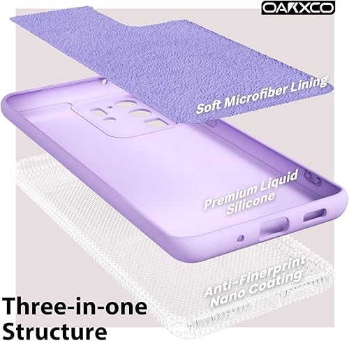 Miniatura 5 de oakxco Funda para teléfono Samsung Galaxy S20 Ultra de silicona líquida, bonita funda delgada y delgada de goma suave de TPU para mujeres y niñas,