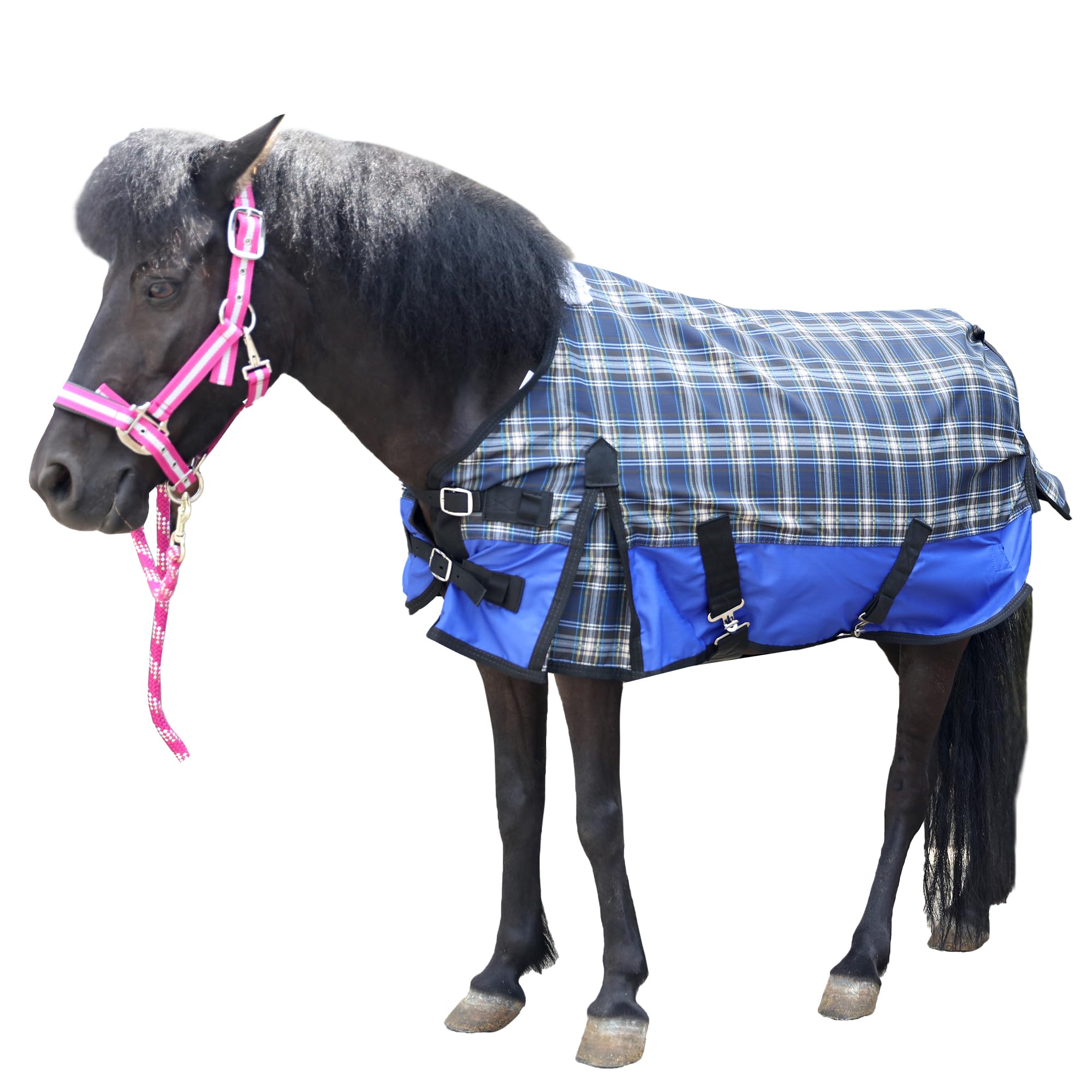 LEAFOREST 600D Polyester Waterproof Horse Pony Foal Rug Blue 42"