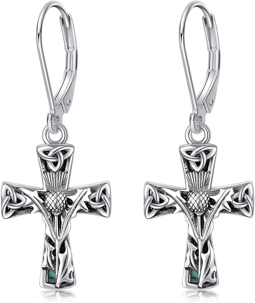 Schottische Symbole Für Liebe DAYLINLOVE Schottische Distel Ohrringe Schottische Symbole Für Liebe DAYLINLOVE Schottische Distel Ohrringe