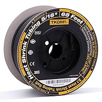 Vista 21 de TKDMR Tubo termorretráctil de 26 pies y 3/32 pulgadas, relación 3:1 de grado marino, sellado de aislamiento de tubo forrado con adhesivo de cable