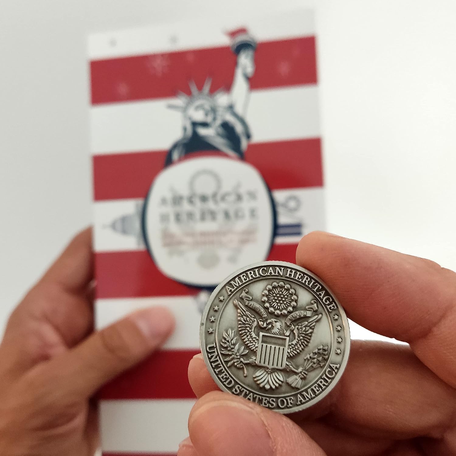 IMPACTO COLECCIONABLES - US Coin Collection - 8 Rare Coins of American Heritage - Collectible Coins - Coins for Collectors - Connect to The US History