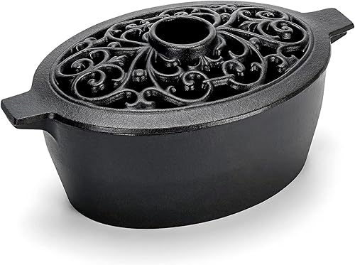 Vaporizador de estufa de leña, humidificador de hierro fundido para estufa, decoración de interiores del hogar, acabado negro mate, resistente a la