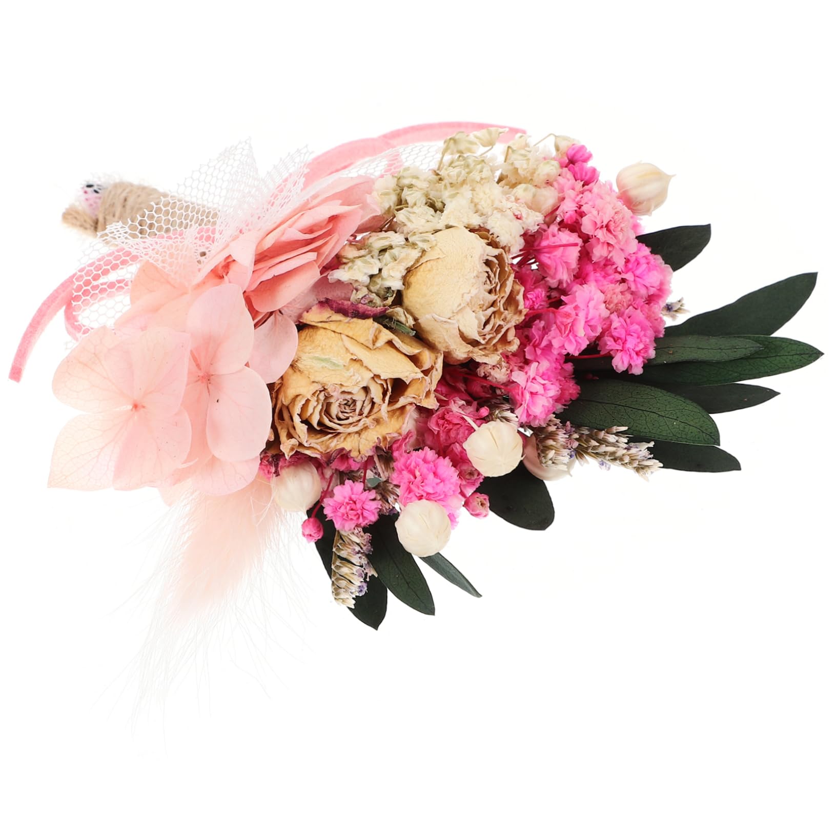 Alipis Ramillete de Novio de Boda Artificial Flowers Casamento decoração ramilletes de Novio Ramillete de muñeca Rosa Ornamento Flores secas Accesorio de Ropa de Boda Ramillete de Boda