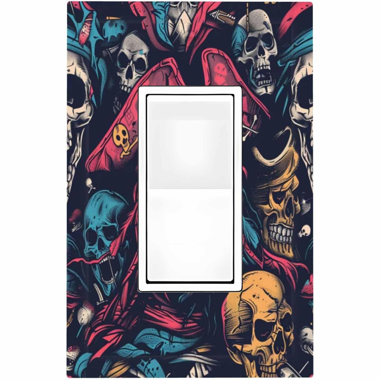 Floral Green Outlet Covers - Decorative Switch Plates -14