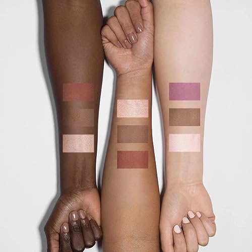 Miniatura 6 de FOCALLURE Paleta de rubor e iluminador, paleta de contorno 3 en 1, polvo bronceador mate libre de crueldad, iluminadores iluminadores brillantes