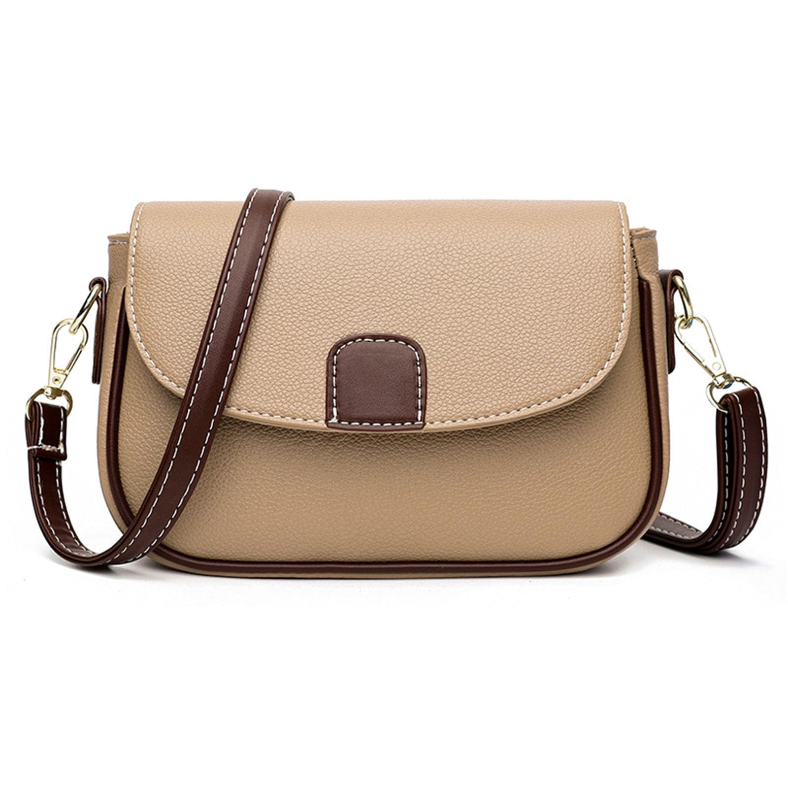 Sac à main multicolore avec finitions soignées en cuir synthétique - 8