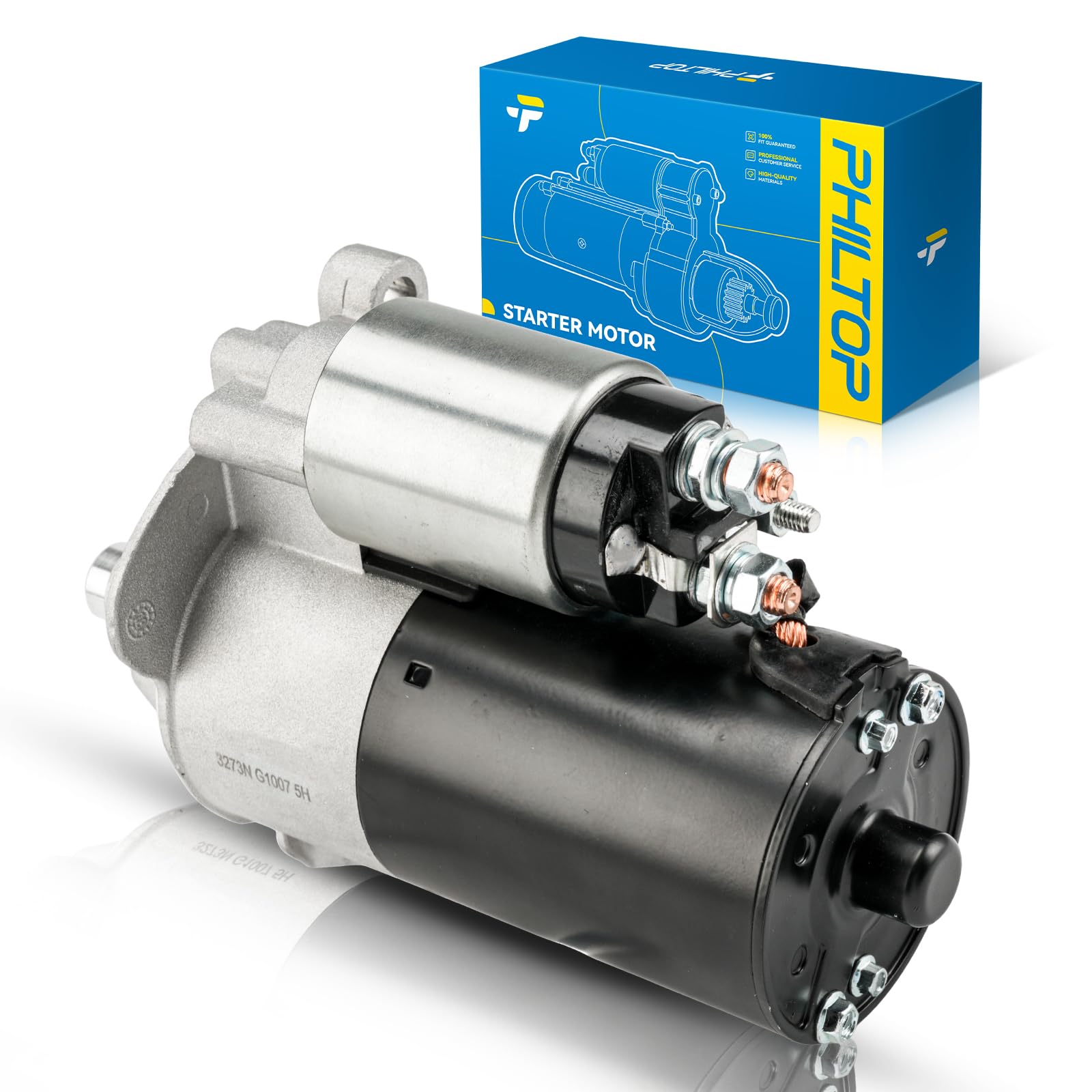 PHILTOP 3273N New 1.4KW Starter Compatible with 1997-2010 Explorer, 1997-2011 Ranger, 2005-2010 Mustang, 2001-2005, 2007-2010 Explorer Sport Trac, 1998-2010 Mountaineer, 1998-2007 B4000, 1997 Aerostar