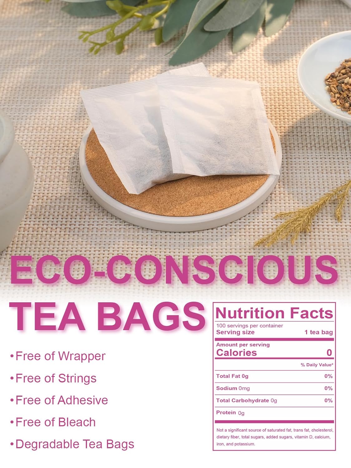 TeeLux Milk Thistle Tea Bags, Natural Milk Thistle Seed Tea, Mild & Mellow Taste, Caffeine Free, 100 Count - Image 2