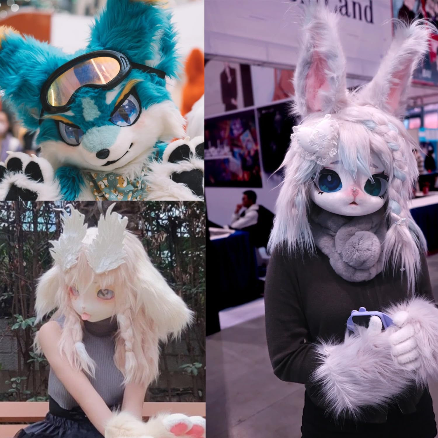 8 Bögen Fursuit Eye Mesh - PVC Augennetz Für Cosplay & TierMasken