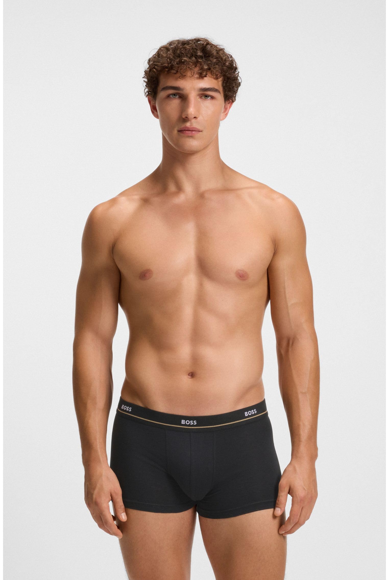 Boss Eng Anliegende Boxershorts Aus Stretch-Baumwolle Im Fünferpack – Bild 2