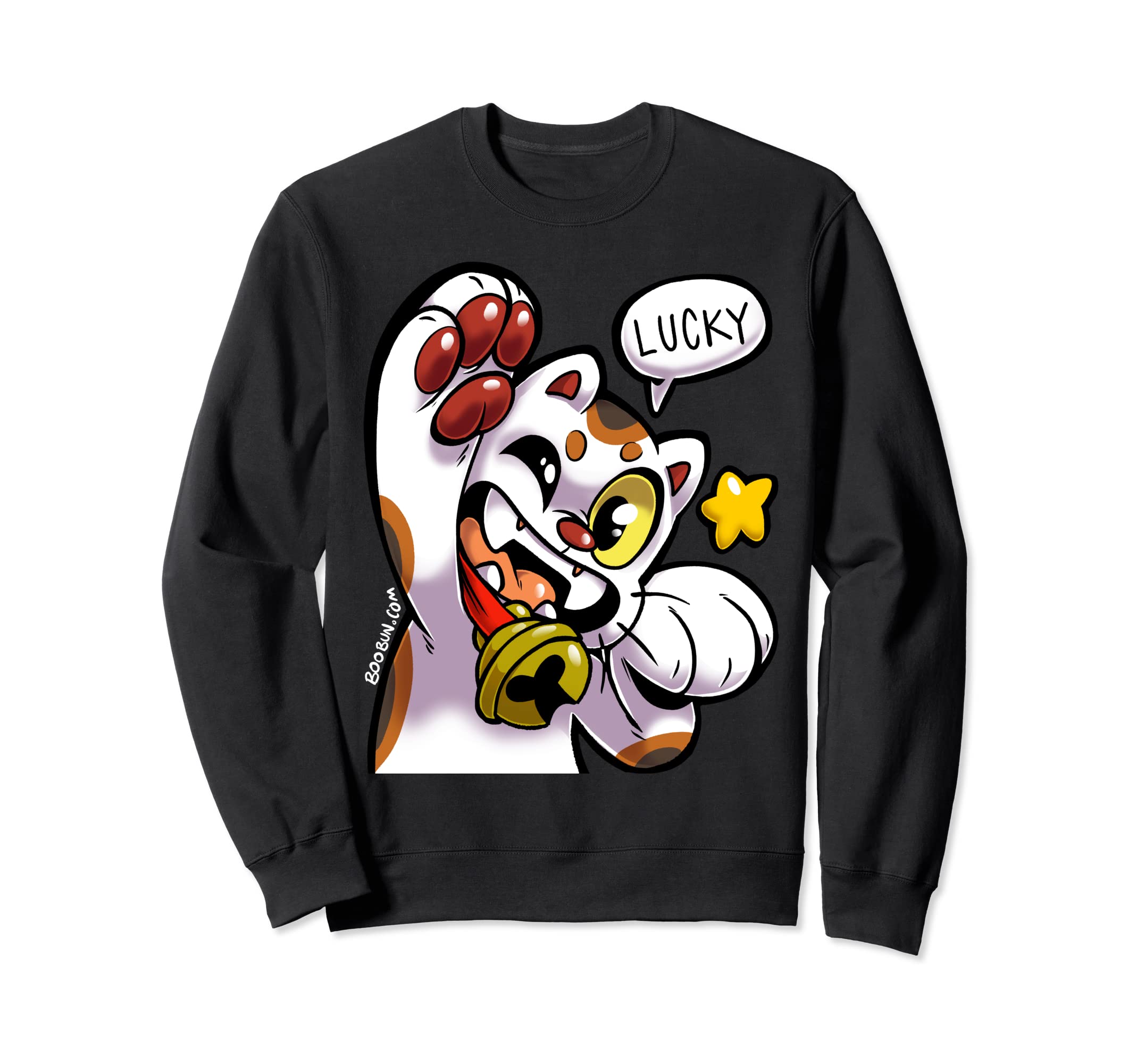 Lucky Cat Tee Sweatshirt