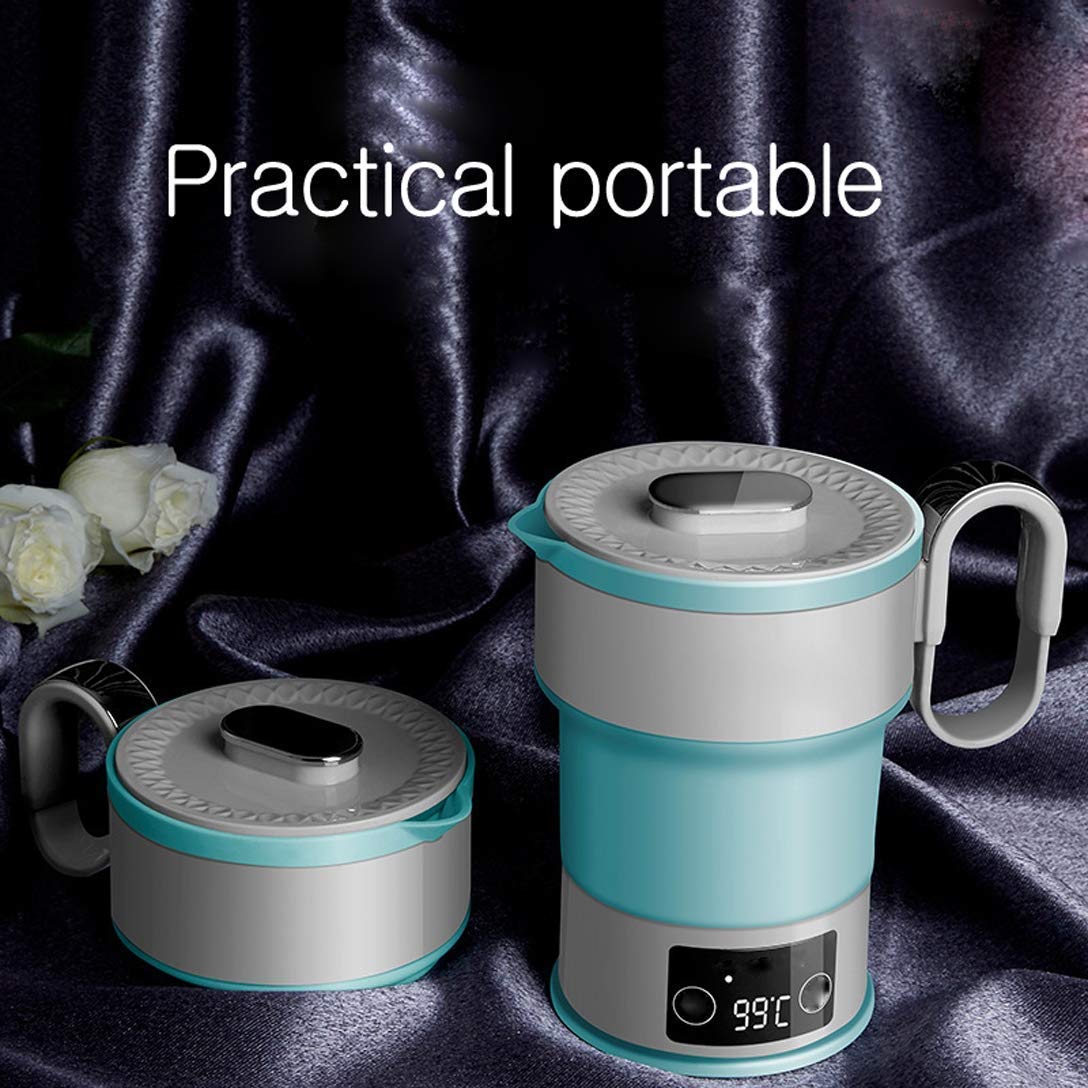 Bouilloire électrique Pliante, Bouilloire en Silicone Pliable portative Bouillie d'eau Bouilloire Bouilloire en Plein Air Camping Voyage Bouilloire Pliable Facile Pratique De Stockage