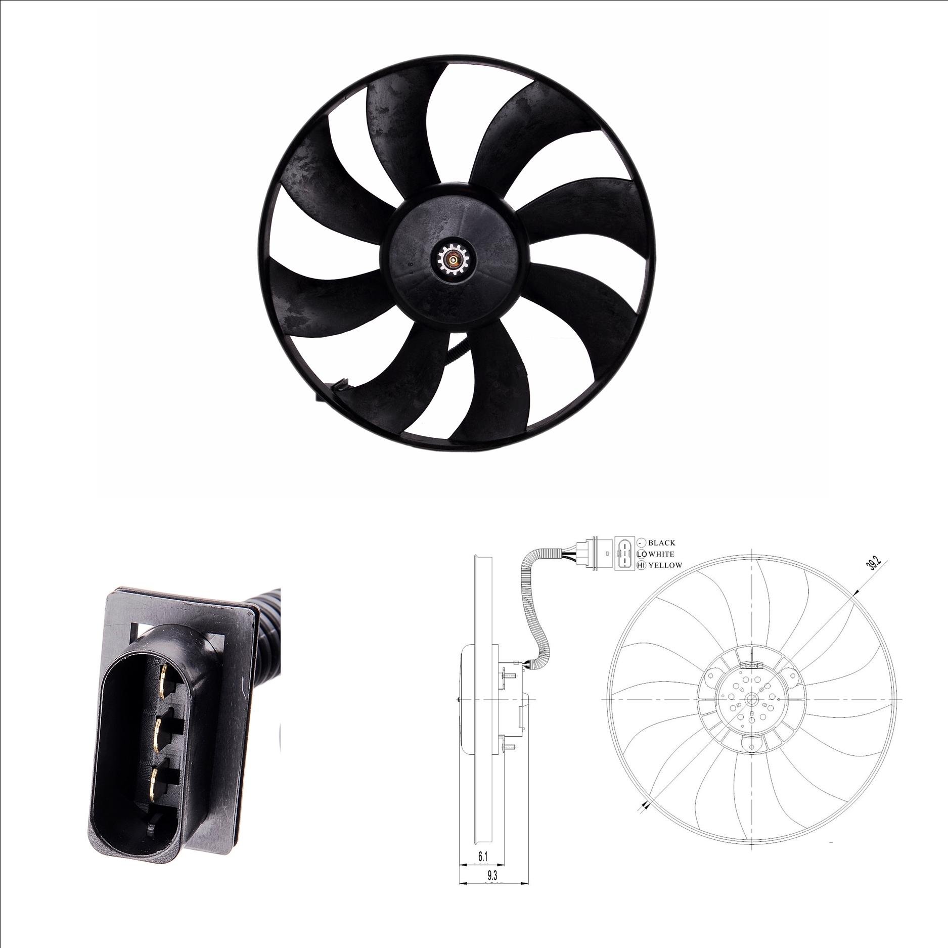NRF 47410 Ventilador, refrigeración del motor