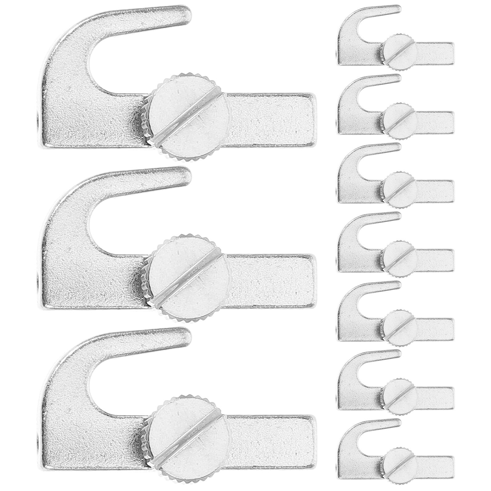 Ganchos para cable de acero de 1-2 mm y soportes de acero inoxidable regulables para cuadros