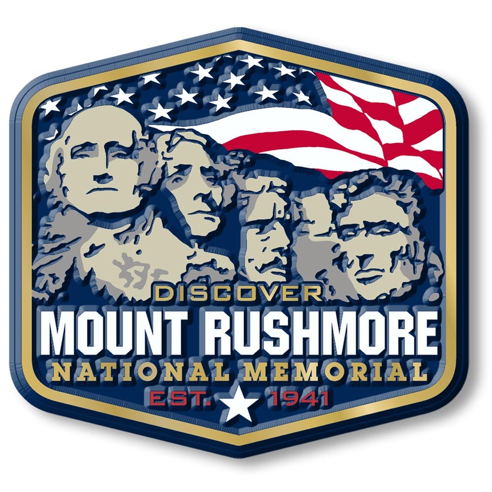 Mount Rushmore National Memorial Magnet by Classic Magnets, 3