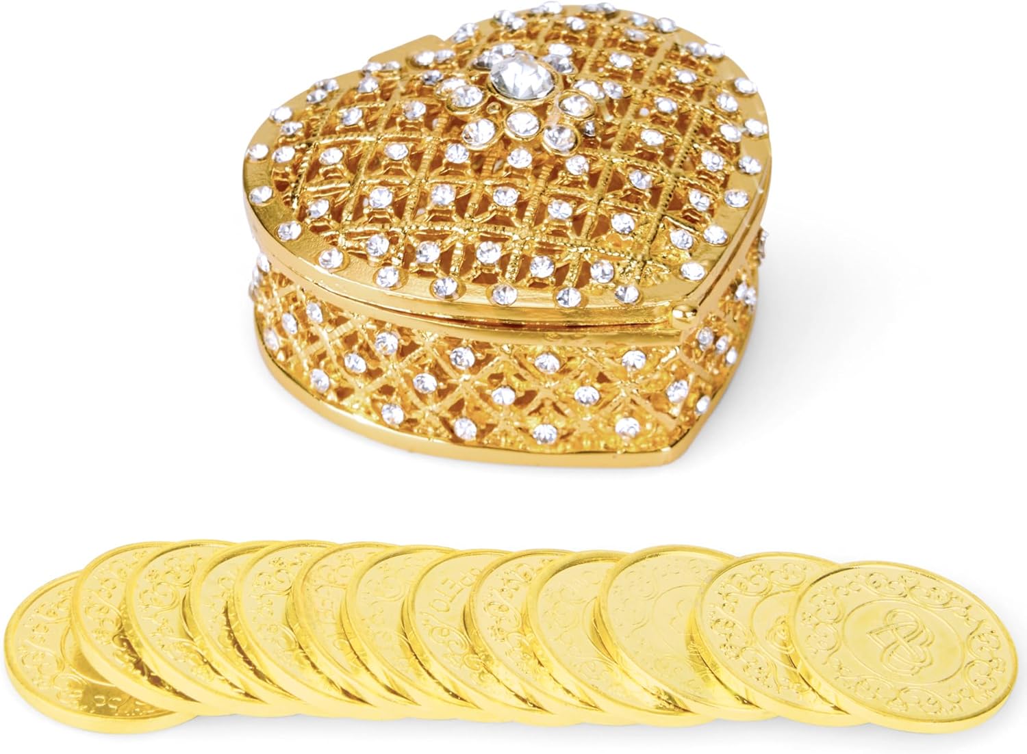 Arras para boda catolica - 16pcs Wedding Unity Coins, Arras de boda catolica, recuerdos de boda unity ceremony ideas, Wedding Arras Coins with boxes decorative for wedding ceremony para bodas