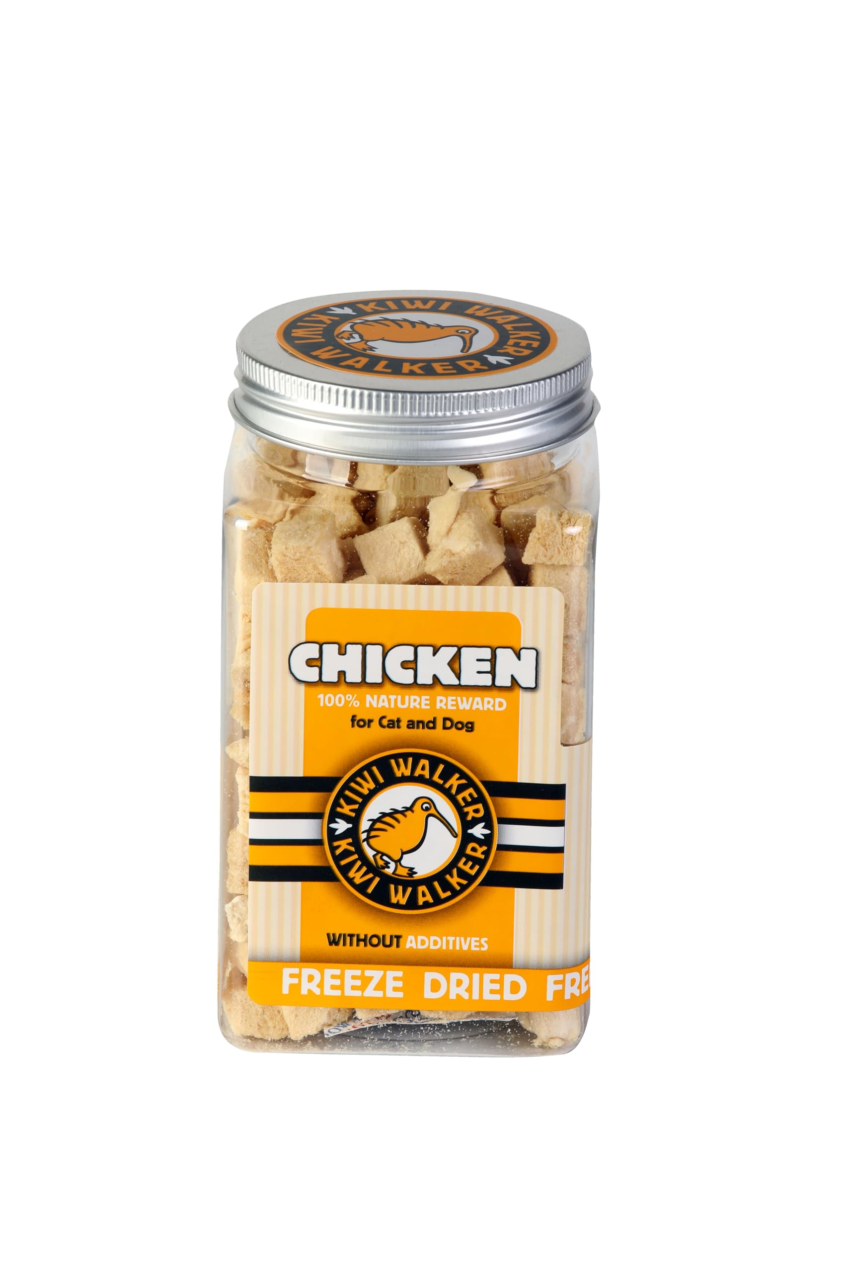 Kiwi Walker Freeze Dried Grain Free Snack Chicken Cubes Cat and Dog Treats 80g