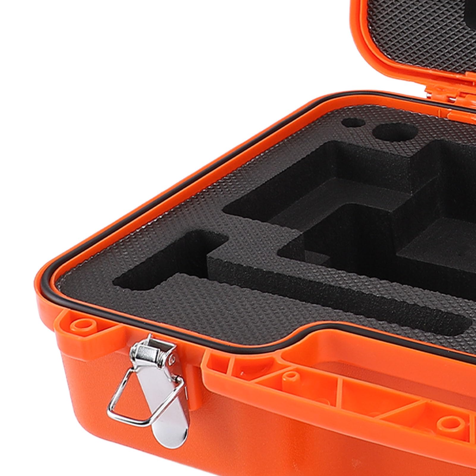 Estuche de Transporte para Estación Total Prism, Diseño Resistente de Doble Cerradura para Profesionales de Topografía Al Aire Libre, Material PP Duradero