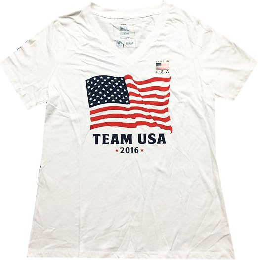 Team USA Apparel Mens Olimpic TShirt, White, XL Amazon.ca Clothing