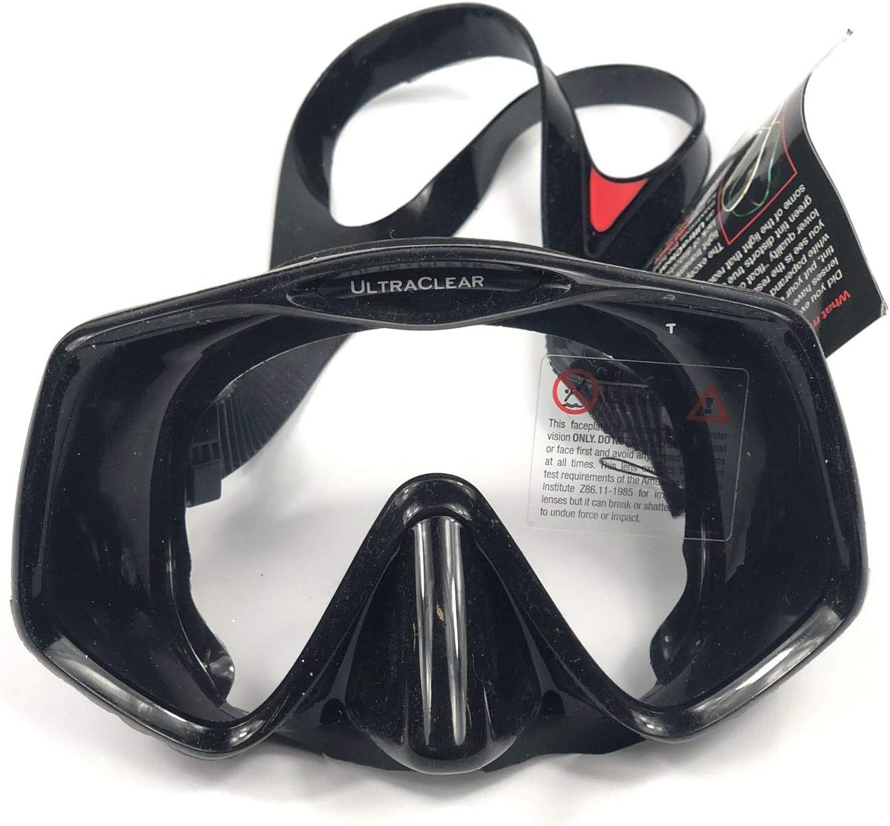 Atomic Aquatics Frameless 2 Mask - Medium, Black
