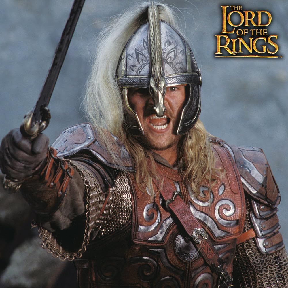 United Cutlery Lord of the Rings Guthwine Sword of Eomer | LOTR Replica & Collectible | Officially Licensed Movie Replica | Stainless Steel Blade | Leather Grip | Display Plaque | Overall Length 34"