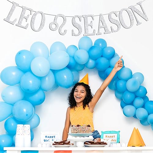 Miniatura 5 de Cartel de la temporada de Leo, cartel de Big Leo Energy, 12 Constelaciones Tema de Historia de Feliz Cumpleaños, Suministros de Decoración de Fiesta