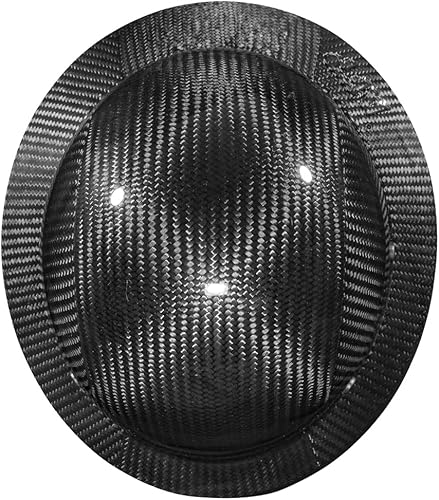 Vista 13 de AFP Casco duro de fibra de ala completa Suspensión de trinquete de 6 puntos Clasificación OSHA y ANSI Bronceado natural