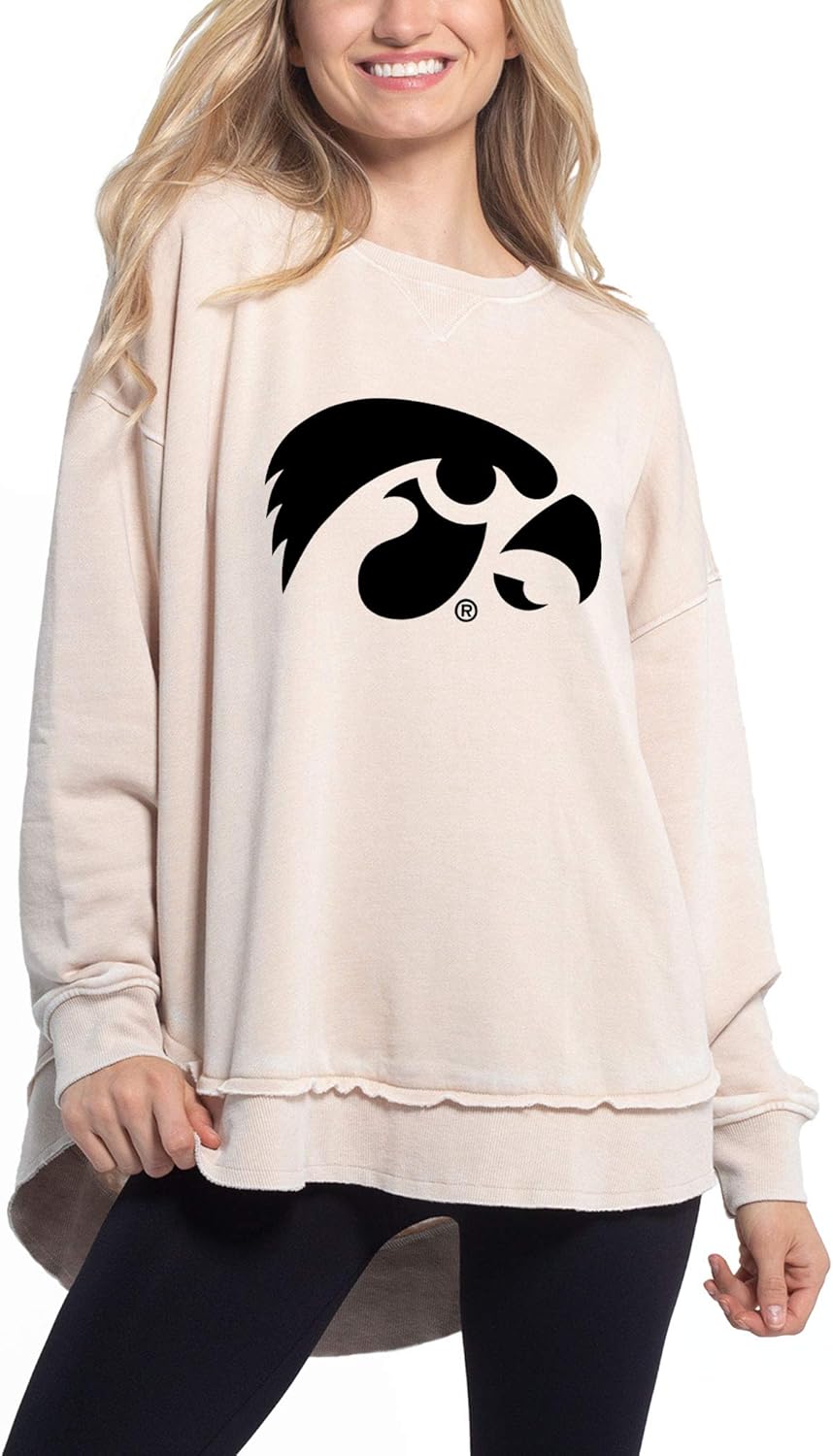 chicka-d Women's Burnout Campus Pullover