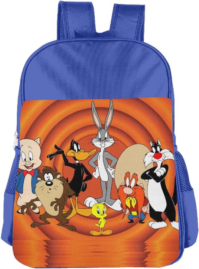 Kids Looney Tunes School Backpack Cute Children School Bag RoyalBlue