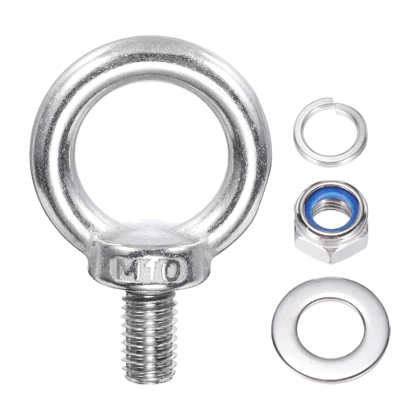 Perno De Ojo-10 Uds M6 * 60 Pernos De Ojo Oscilante De Elevación De