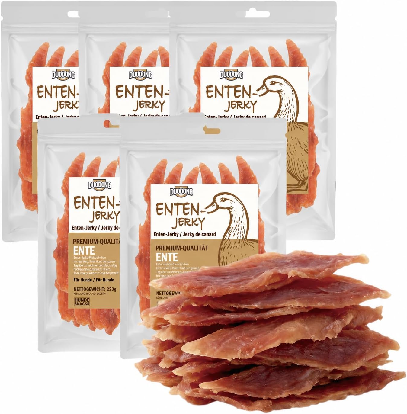 Entenbrust Jerky für Hunde