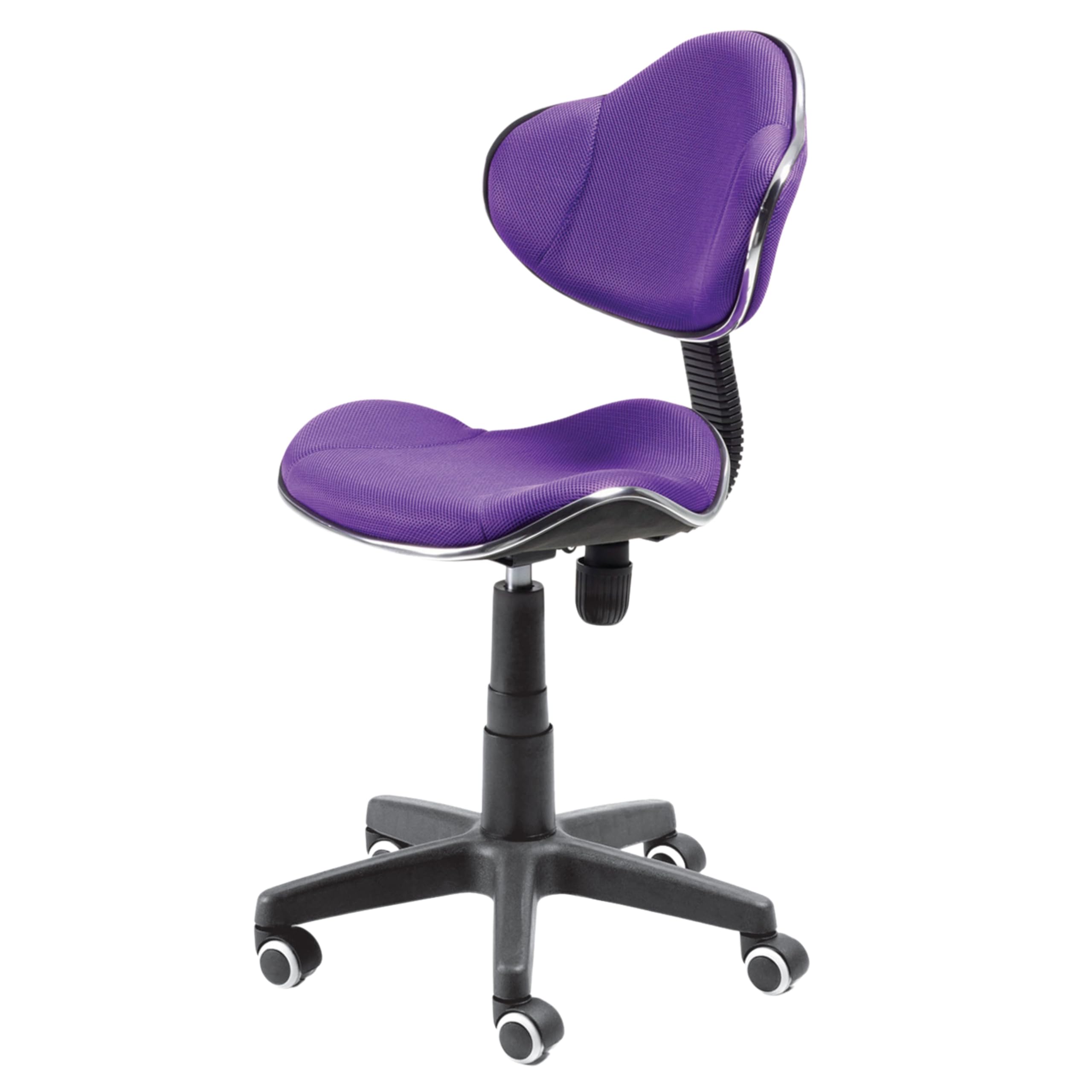 Miroytengo Silla Escritorio Juvenil Bambola para Dormitorio Moderno Color Morado 53x82x53 cm