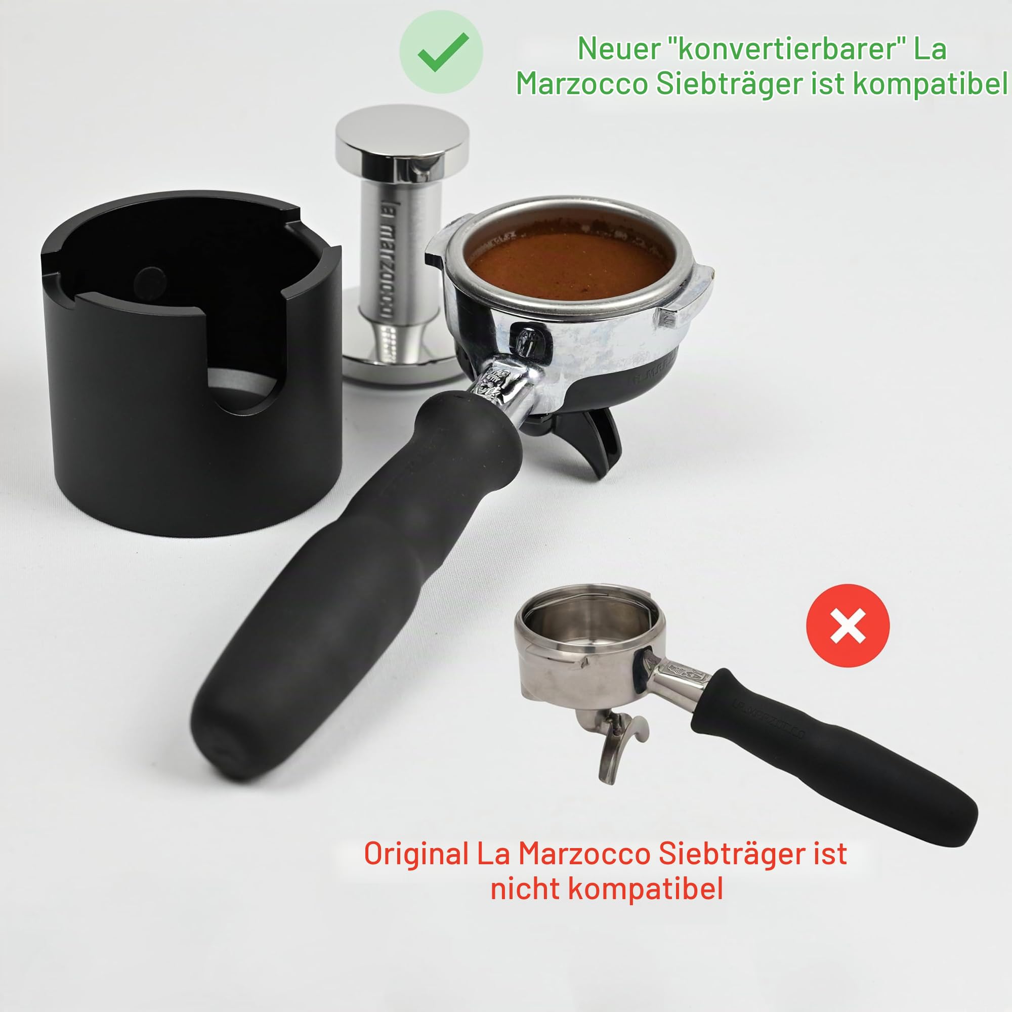 noto studio La Marzocco Linea Micra & Mini R Tamper Station (Black