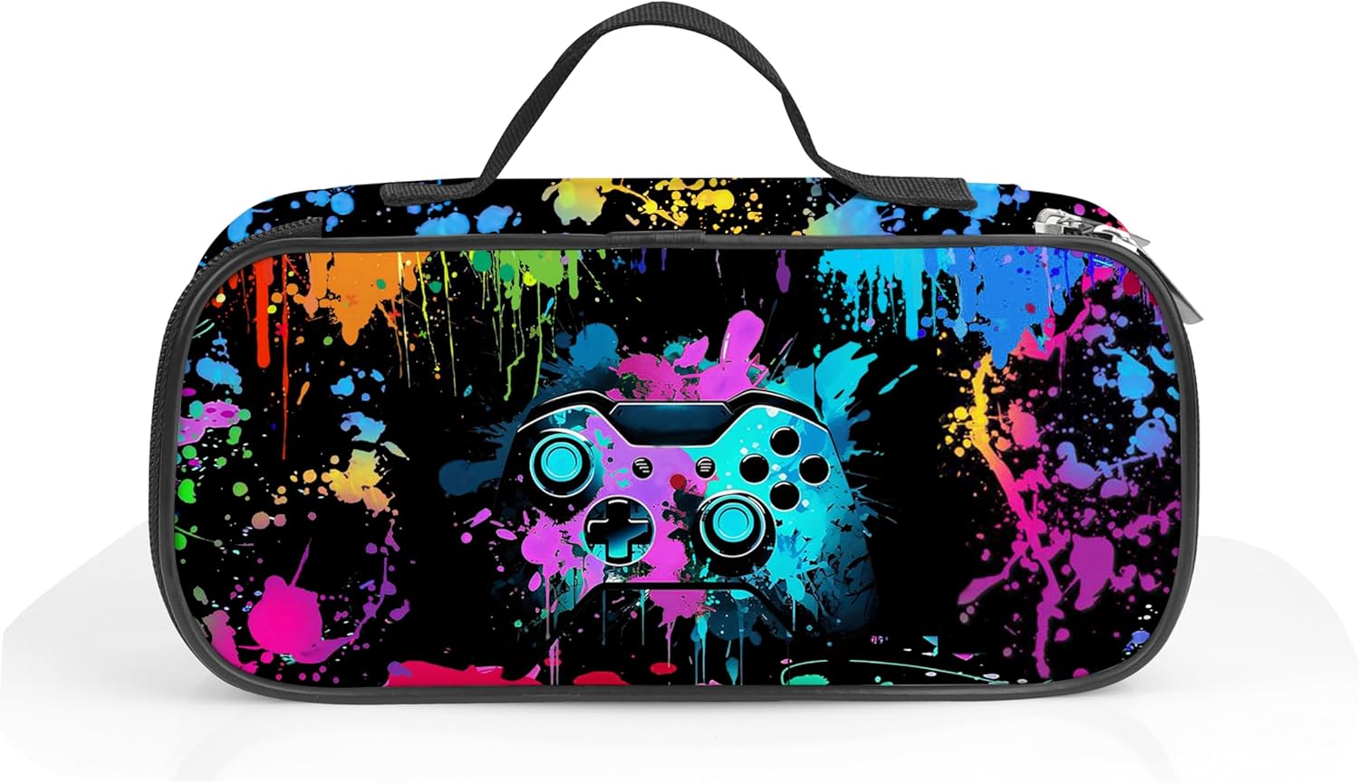 Game Pencil Case for Boys Kids, Large Capacity Pencil Pouch for School, Gaming Pencil Box, Gamer Pen Bag Stationary Organizer for Teens Adults (Gaming 2)