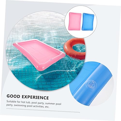 Miniatura 3 de Alipis Soporte de hielo para fiesta de verano, enfriador flotante inflable, bandeja para servir bebidas