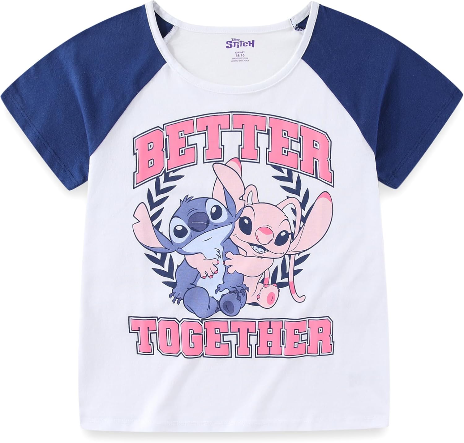 Disney Lilo & Stitch Girls 2 Pack Short Sleeve T-Shirt for Big Kids - Image 2