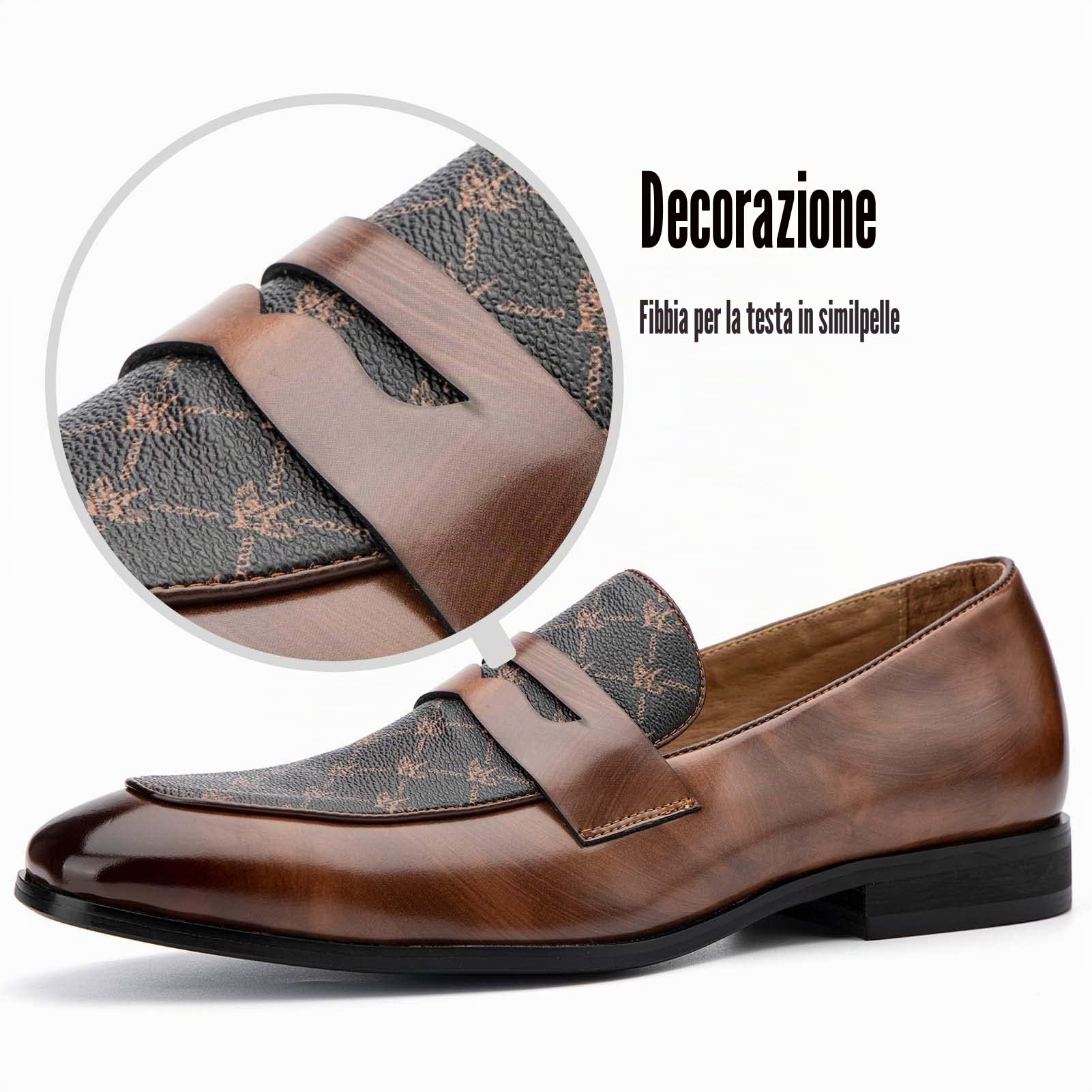 JITAI Mocassini Uomo Comfort Leggero Scarpe Eleganti Estive Loafers EU UK